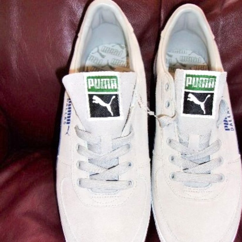 NEW Puma sneakers "Dallas" Edition Men 10 Gray Blue Leather Discount Shipping!! - Picture 1 of 8
